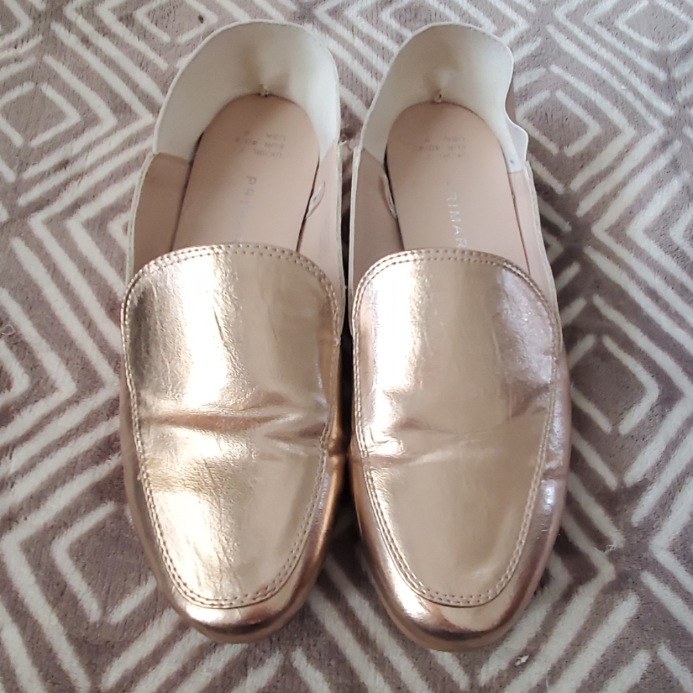 Primark rose gold flats